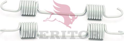 Meritor RBSK1573.M - Комплект феродо за накладки, барабанни спирачки vvparts.bg