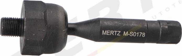 MERTZ M-S0178 - Аксиален шарнирен накрайник, напречна кормилна щанга vvparts.bg