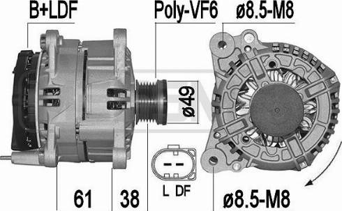 Messmer 209499A - Генератор vvparts.bg