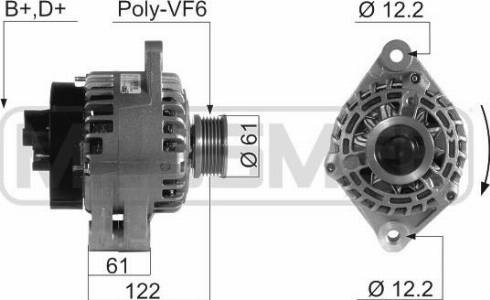 Messmer 210665R - Генератор vvparts.bg