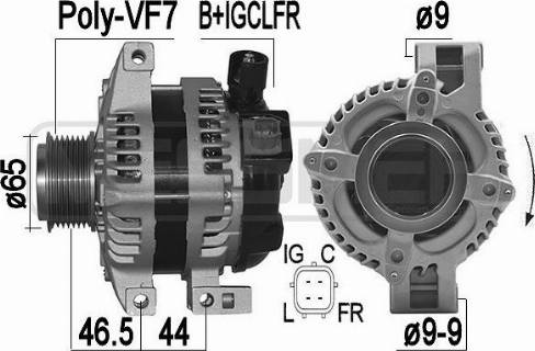 Messmer 209498A - Генератор vvparts.bg