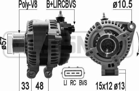 Messmer 209407A - Генератор vvparts.bg