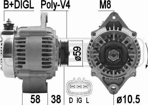 Messmer 209488A - Генератор vvparts.bg