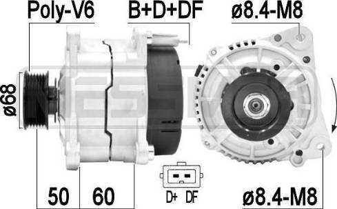 Messmer 209439A - Генератор vvparts.bg