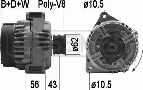 Messmer 209479A - Генератор vvparts.bg