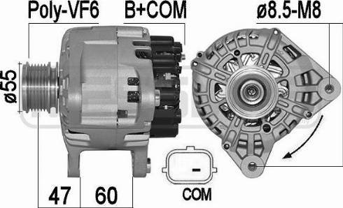 Messmer 209545A - Генератор vvparts.bg