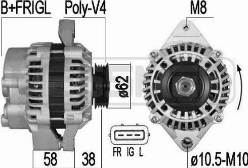 Messmer 209540A - Генератор vvparts.bg