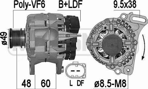 Messmer 209542A - Генератор vvparts.bg