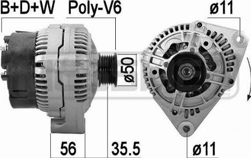 Messmer 209551A - Генератор vvparts.bg