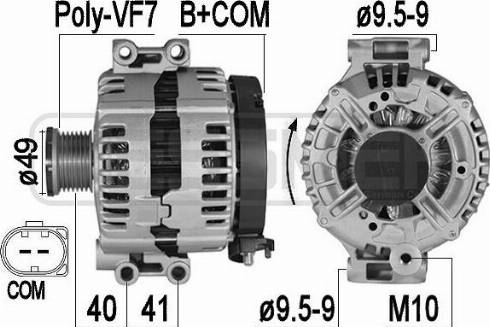 Messmer 209570A - Генератор vvparts.bg