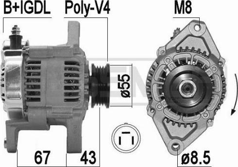 Messmer 209508A - Генератор vvparts.bg