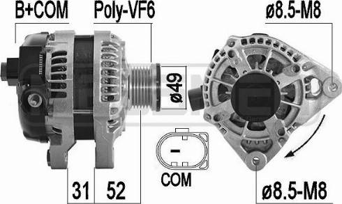 Messmer 209585 - Генератор vvparts.bg