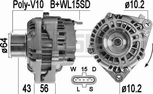 Messmer 209580 - Генератор vvparts.bg