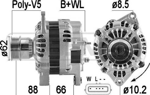 Messmer 209581 - Генератор vvparts.bg