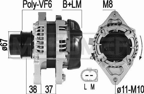 Messmer 209535A - Генератор vvparts.bg