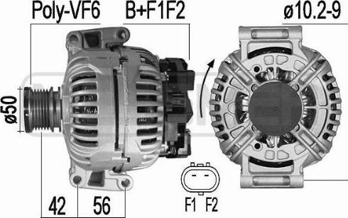 Messmer 209538A - Генератор vvparts.bg