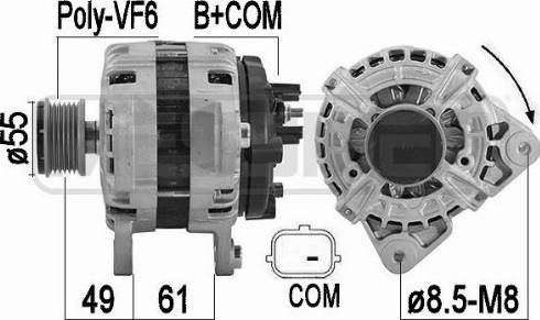 Messmer 209537A - Генератор vvparts.bg