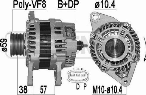 Messmer 209525A - Генератор vvparts.bg