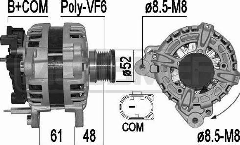 Messmer 209571A - Генератор vvparts.bg