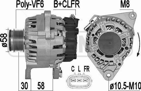 Messmer 209578A - Генератор vvparts.bg