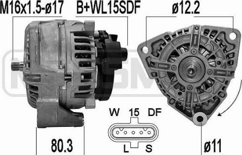 Messmer 209609 - Генератор vvparts.bg