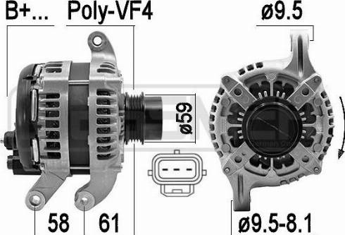 Messmer 209605 - Генератор vvparts.bg