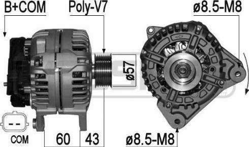 Messmer 209097A - Генератор vvparts.bg