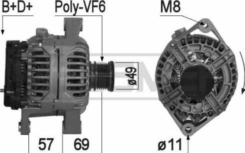 Messmer 209046A - Генератор vvparts.bg