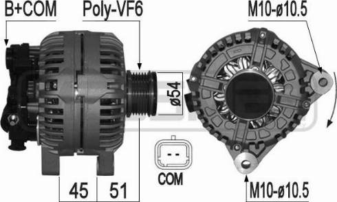 Messmer 209059A - Генератор vvparts.bg