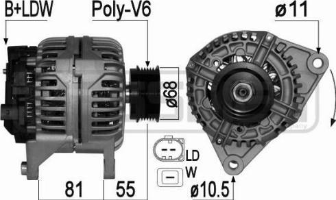 Messmer 209051A - Генератор vvparts.bg