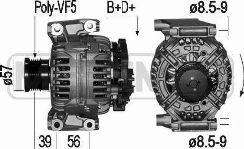 Messmer 209058 - Генератор vvparts.bg