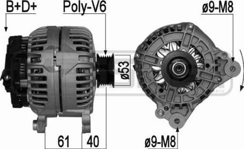 Messmer 209069A - Генератор vvparts.bg