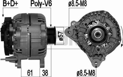 Messmer 209065A - Генератор vvparts.bg