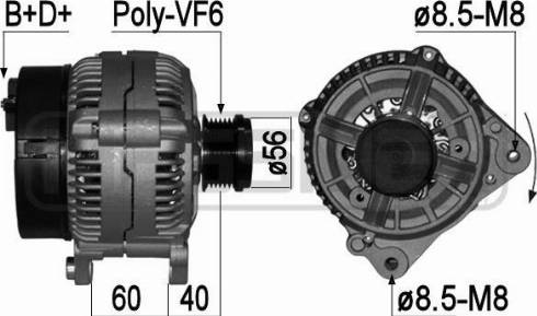 Messmer 209067A - Генератор vvparts.bg