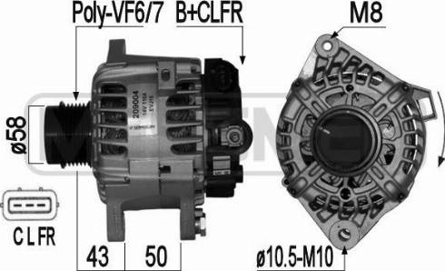 Messmer 209004A - Генератор vvparts.bg