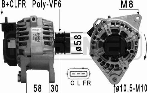 Messmer 209005 - Генератор vvparts.bg