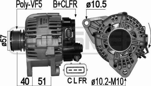 Messmer 209006 - Генератор vvparts.bg