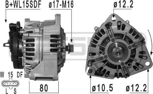 Messmer 209019 - Генератор vvparts.bg