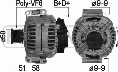 Messmer 209087A - Генератор vvparts.bg