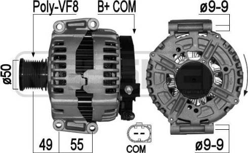 Messmer 209039A - Генератор vvparts.bg