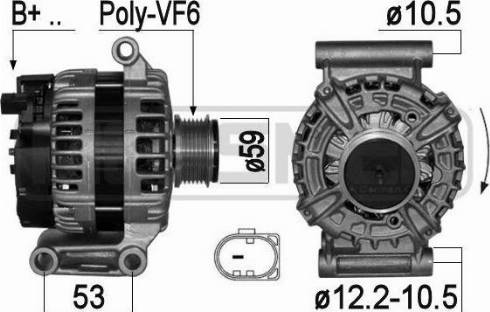 Messmer 209079 - Генератор vvparts.bg