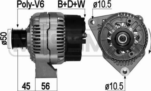 Messmer 209077A - Генератор vvparts.bg