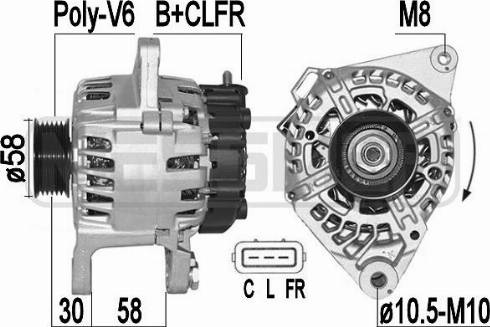 Messmer 209198 - Генератор vvparts.bg