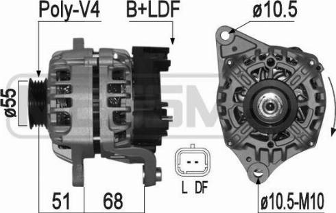 Messmer 209143A - Генератор vvparts.bg