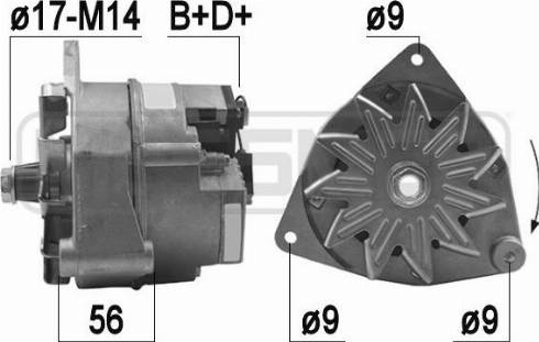 Messmer 209158 - Генератор vvparts.bg