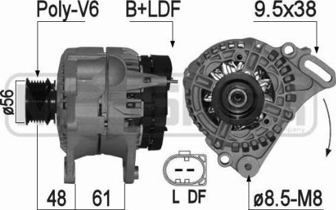 Messmer 209157A - Генератор vvparts.bg