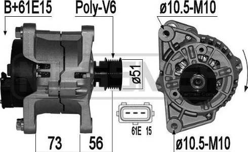 Messmer 209 161 - Генератор vvparts.bg