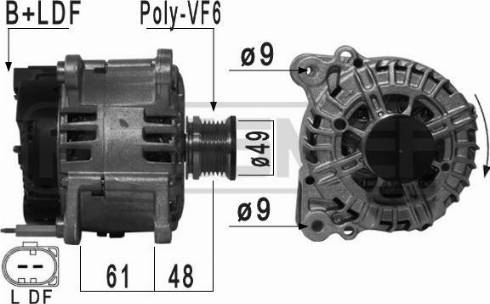 Messmer 209104 - Генератор vvparts.bg