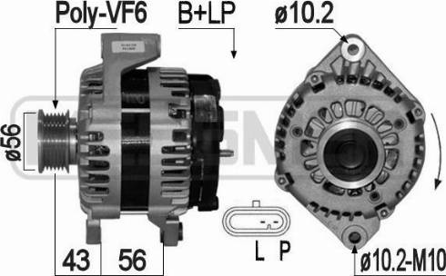 Messmer 209134 - Генератор vvparts.bg