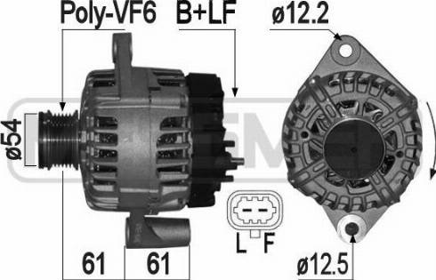 Messmer 209138 - Генератор vvparts.bg